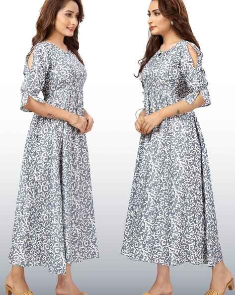 Buy online Black Cotton Cold Shoulder Straight Kurta from Kurta Kurtis for  Women by Abhishti for ₹1149 at 58% off | 2024 Limeroad.com