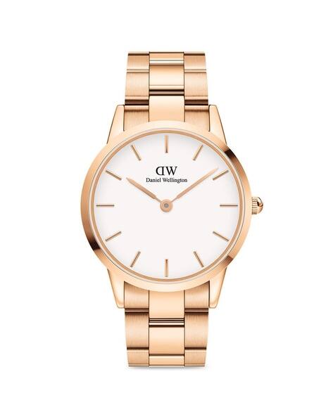 Daniel Wellington Men Iconic Link Round Analogue Watch - DW00100343