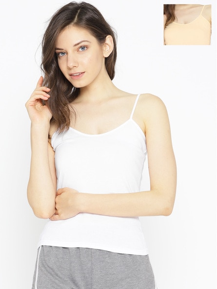 Buy White Camisoles & Slips for Women by Lady Lyka Online