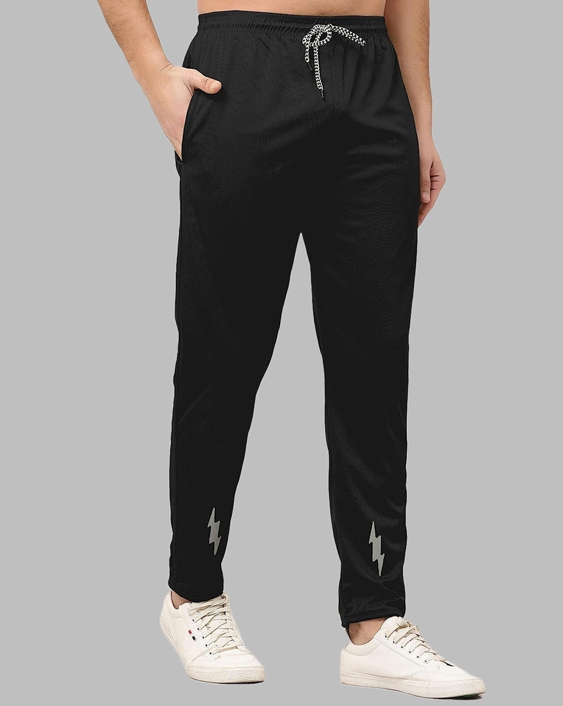Listenwind Women's Loose Sweatpants Trendy Print Elastic Waist Color Block  Jogger Pants Track Pants With Pockets - Walmart.com