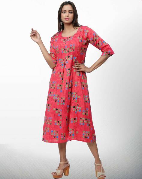 Buy Pink Kurtas & Kurtis for Women by CEE 18 Online