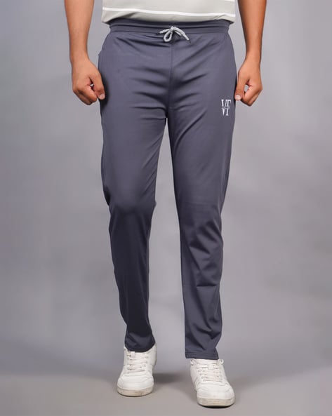 Buy Grey Melange Track Pants for Men by AJIO Online | Ajio.com