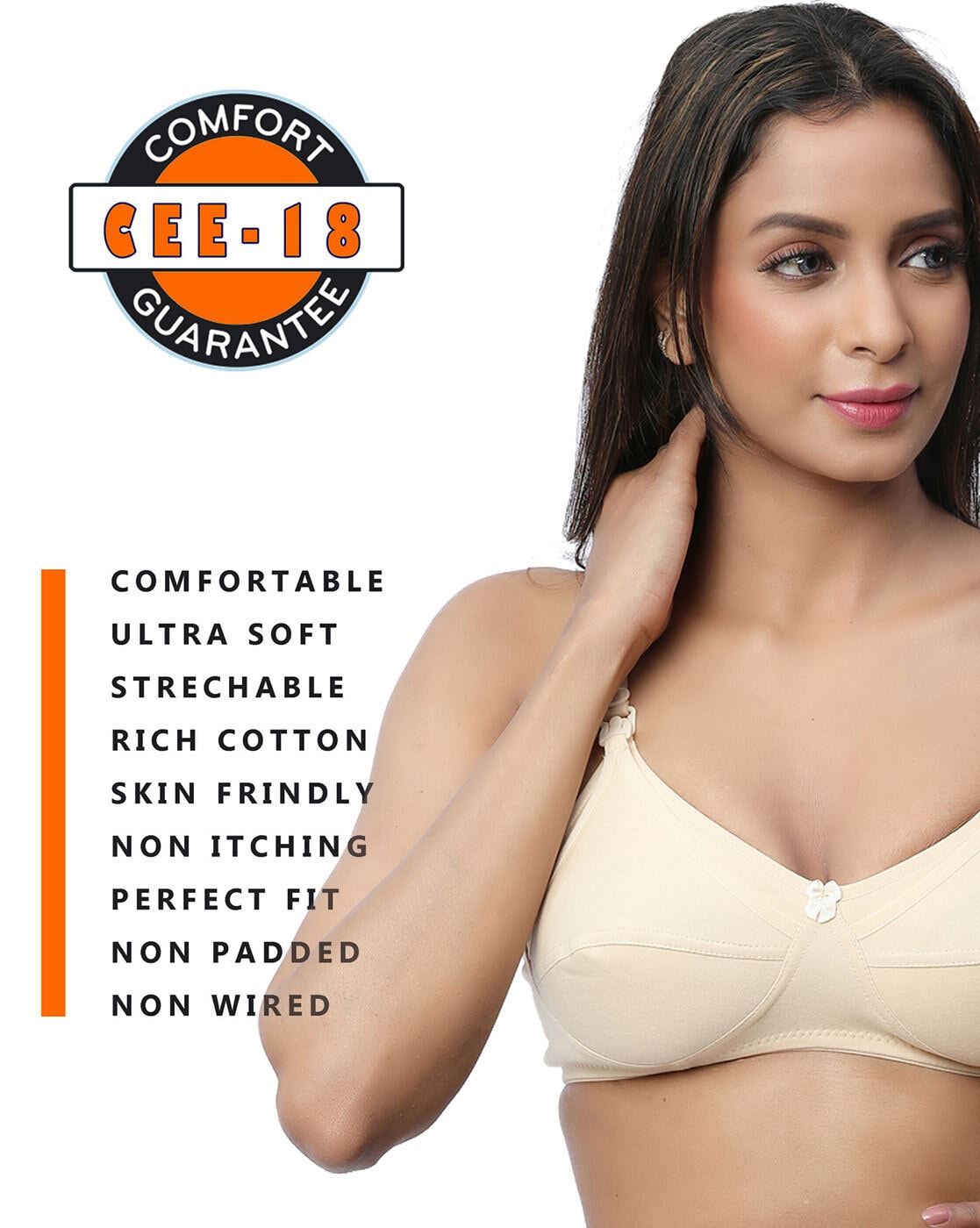 Buy ogimi - ohh Give me Women's Maternity Nursing Bra Cotton Non Padded Non- Wired (C, Beige, 40) Online at Best Prices in India - JioMart.
