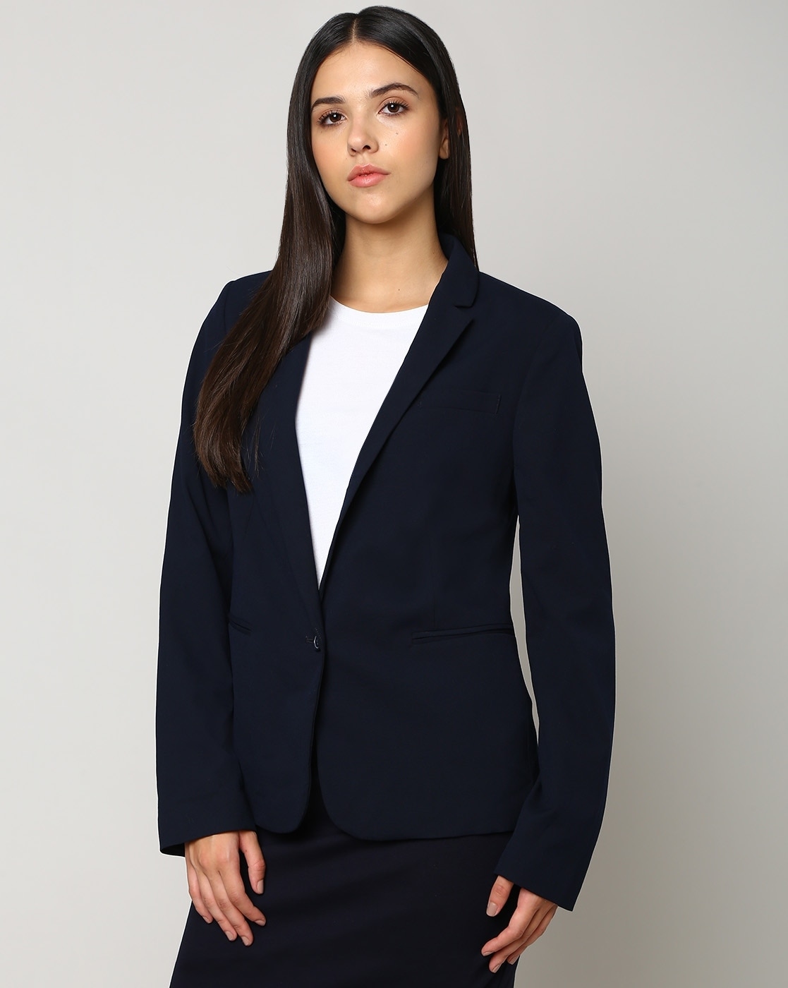 M&s navy blazer on sale ladies