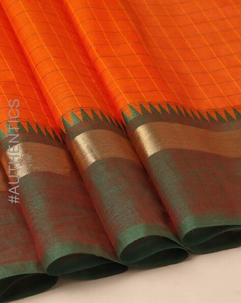 Buy Rust Orange Dress Material for Women by Indie Picks Online | Ajio.com