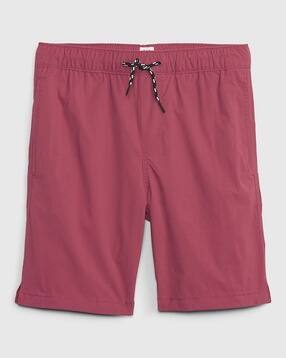 Mid-Rise Shorts with Insert Pockets-image-46