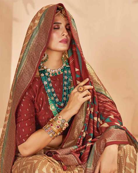 Dulhan Bridal Dress In Beutifull Maronish Red Color Model# B 1790