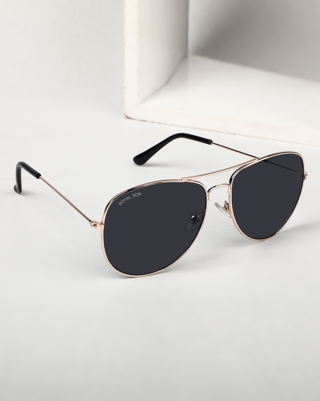 Black Square Sunglasses - Grey Polarized | Joseph Abboud