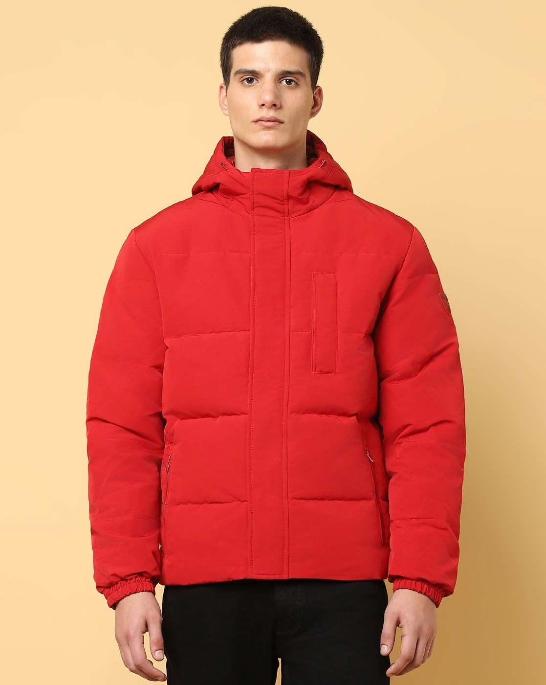 Shop Decibel Shine Puffer Jacket FW21J654-RED red | SNIPES USA