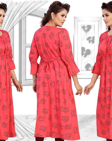 Buy Pink Kurtas & Kurtis for Women by CEE 18 Online