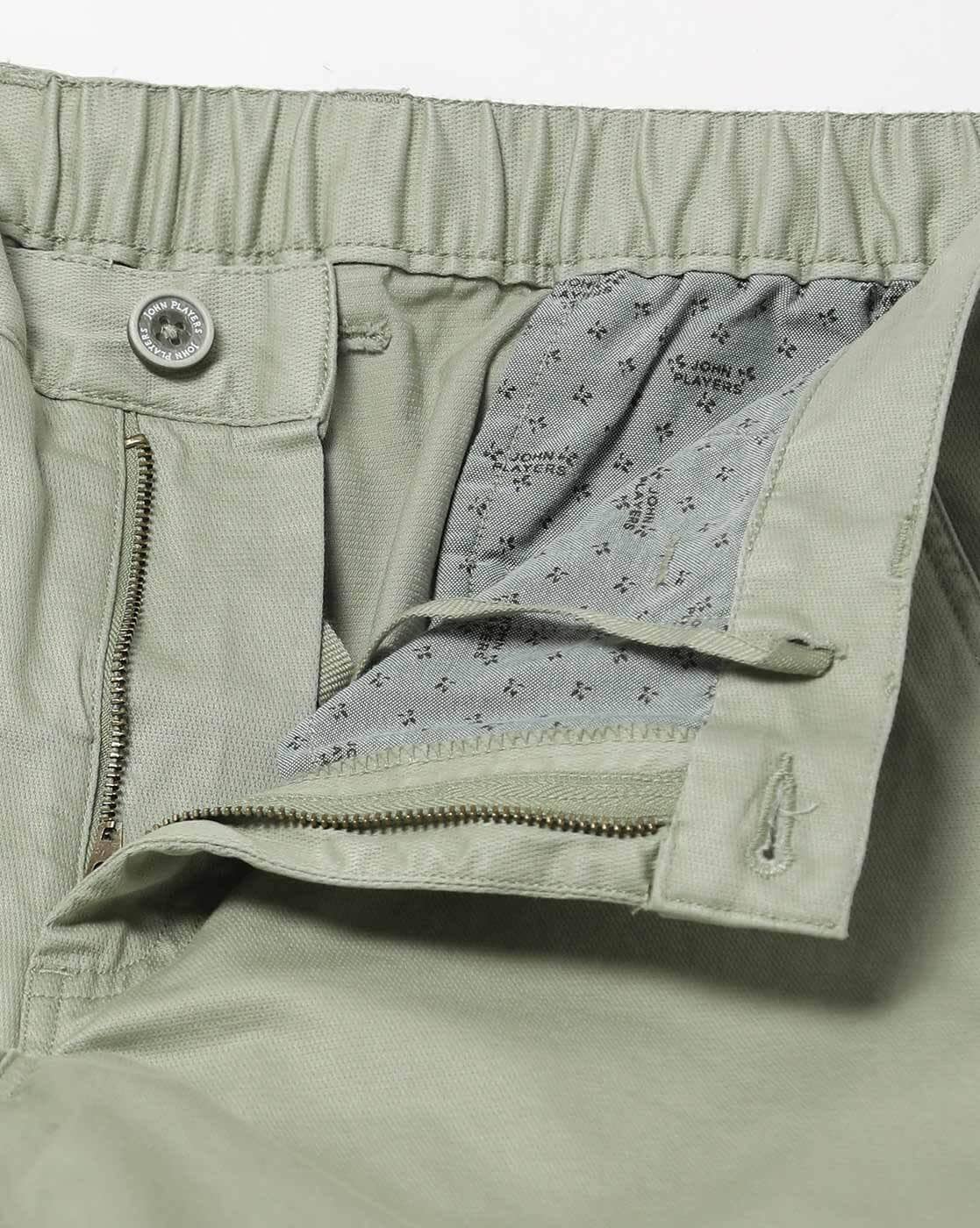 Buy John Players Men's Slim Fit Cotton Casual Trousers Online at  desertcartKUWAIT