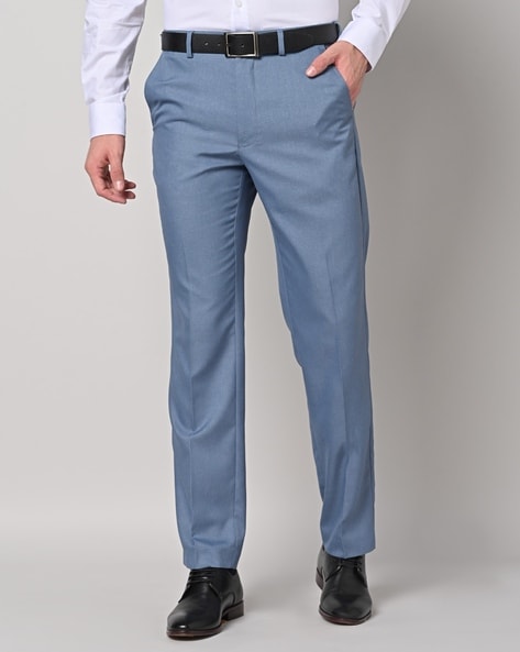 Buy METAL Solid Terry Rayon Formal Pant for Men | Stylish Men's Wear  Trousers for Office or Party | Comfortable & Breathable Formal Trousers  Pants Sky Blue at Amazon.in