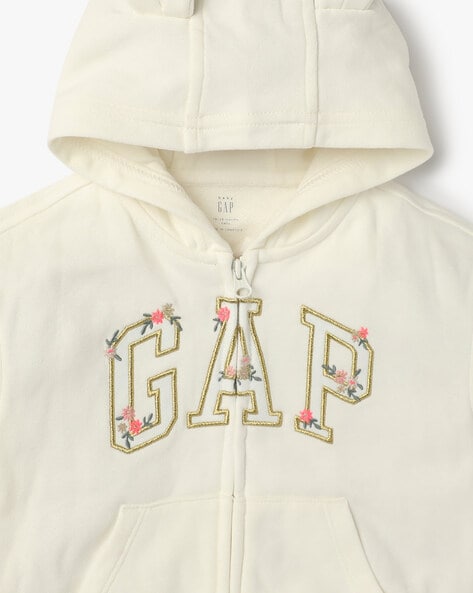 Kids white zip up on sale hoodie