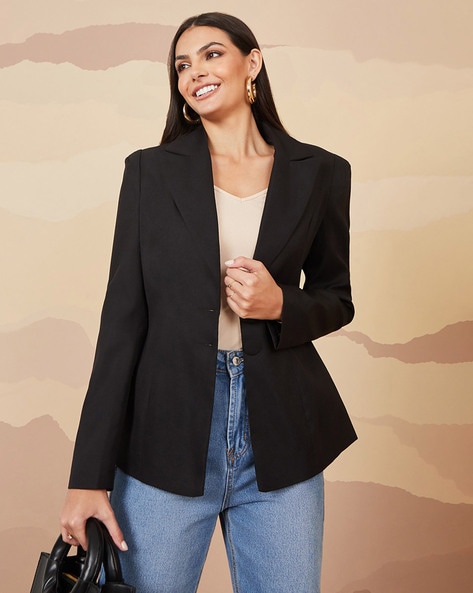 Buy Black Blazers & Waistcoats for Women by Styli Online