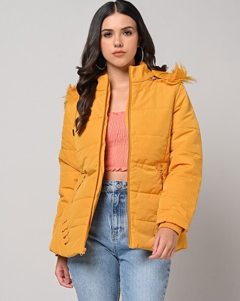 Buy Mustard Yellow Jackets & Coats for Boys by KB TEAM SPIRIT Online |  Ajio.com