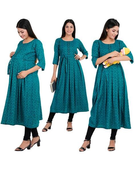 fcityin  Combo Of Beautiful Trendy Bandhej Print Anarkali Kurti With Side  Nyra