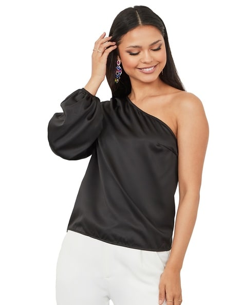 Buy Black Tops for Women by Styli Online