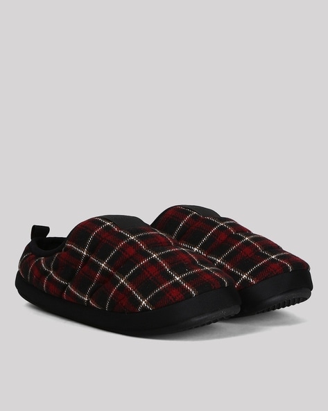 Mens on sale flannel slippers