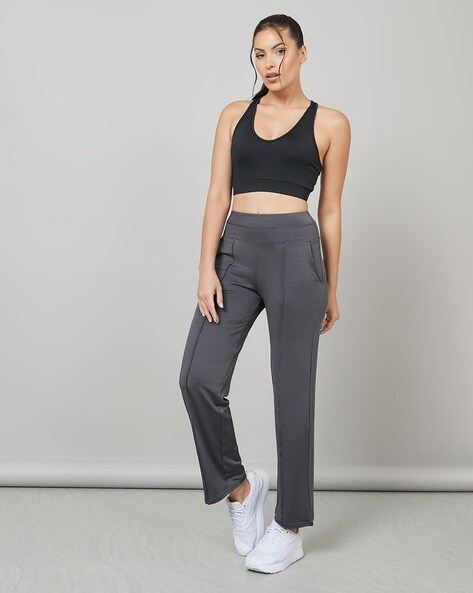 Buy ALTLIFE Solid Skinny Fit Polyester Blend Women's Active Wear Track Pants  | Shoppers Stop