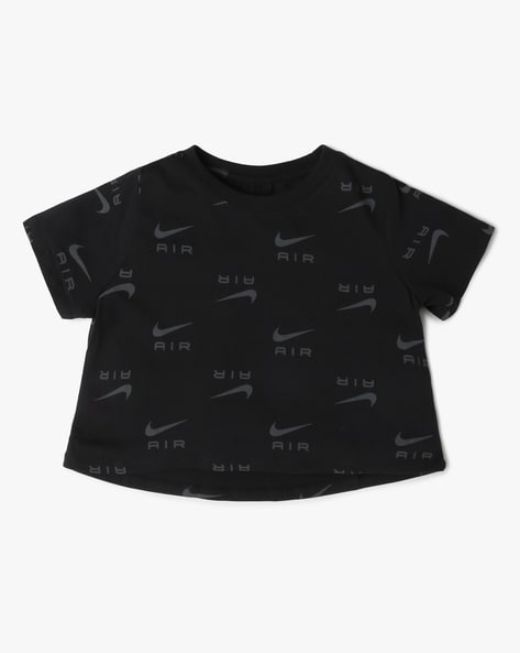 Nike Logo Print Crew-Neck T-Shirt