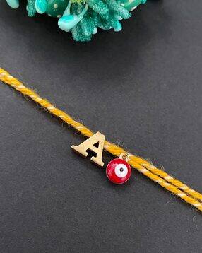 digital dress room Evil-Eye Alphabet A Tie-Up Rakhi-picture-50