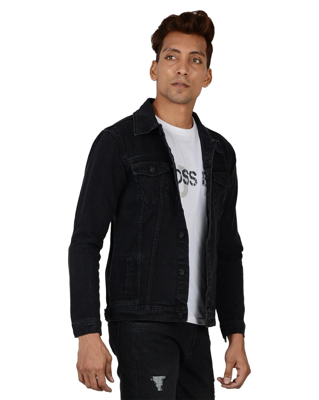 Black Denim Jacket For Men – Prime Porter