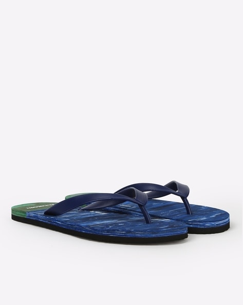 Buy Navy Blue Flip Flop & Slippers for Men by ALTHEORY Online