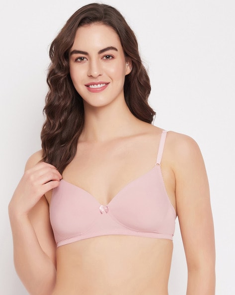 Buy Zivame Desert Rose Padded Non Wired 3-4Th Coverage Lace Bra