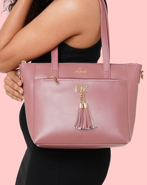 Buy Lavie Women's Pamukkale Medium Satchel Bag Plum Ladies Purse Handbag at  Amazon.in