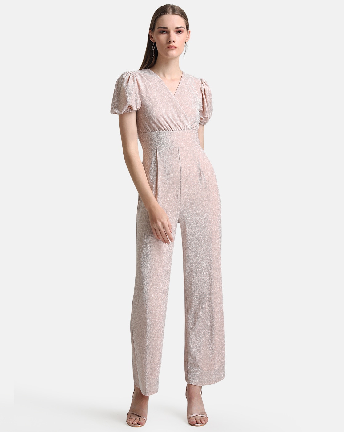 Buy KAZO Solid Full Sleeves Polyester Women's Ankle Length Jumpsuit |  Shoppers Stop