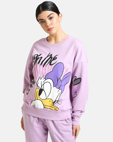 Buy Purple Sweatshirt Hoodies for Women by Kazo Online Ajio