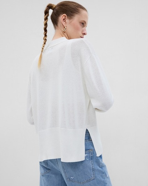 Gap white shop cardigan