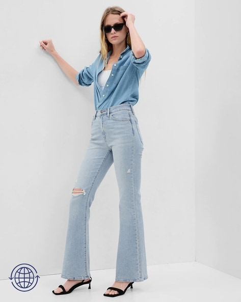 Buy Blue Jeans & Jeggings for Women by GAP Online | Ajio.com