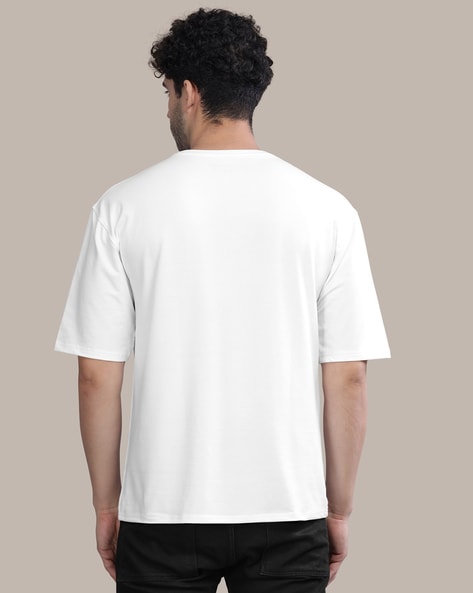 Plain white 2024 loose t shirt