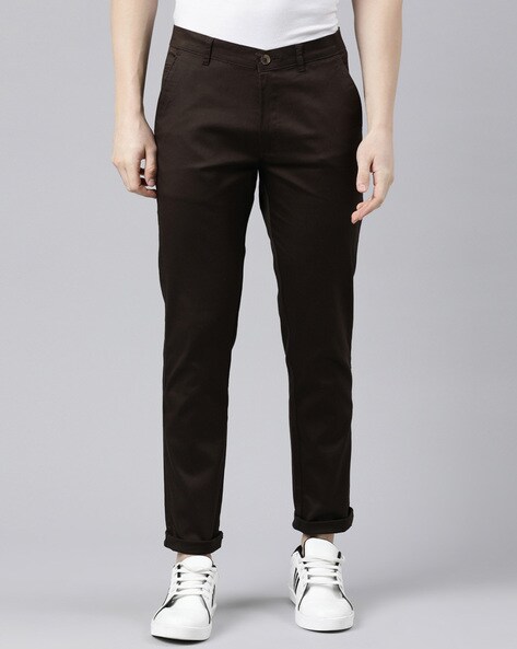 Buy Black Trousers & Pants for Men by CINOCCI Online