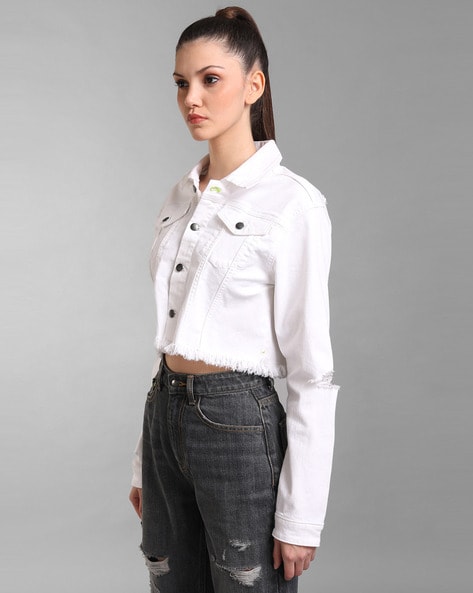 Cropped Sherpa Trucker Jacket - White | Levi's® US