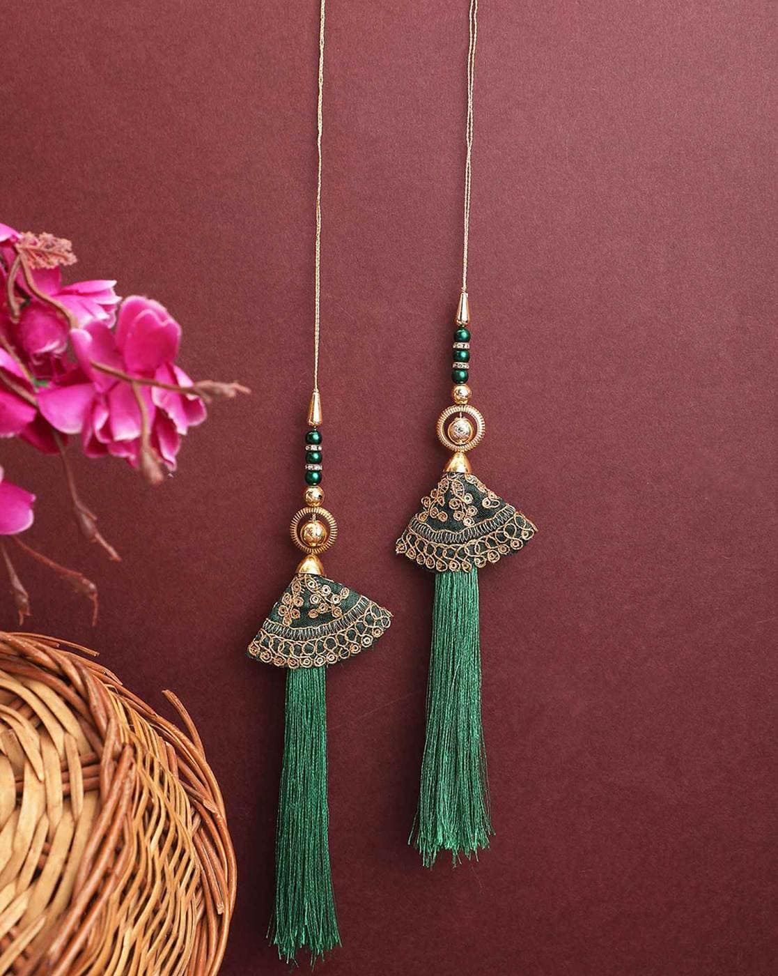 Buy Green TraditionalJewellery for Women by Anika s Creation