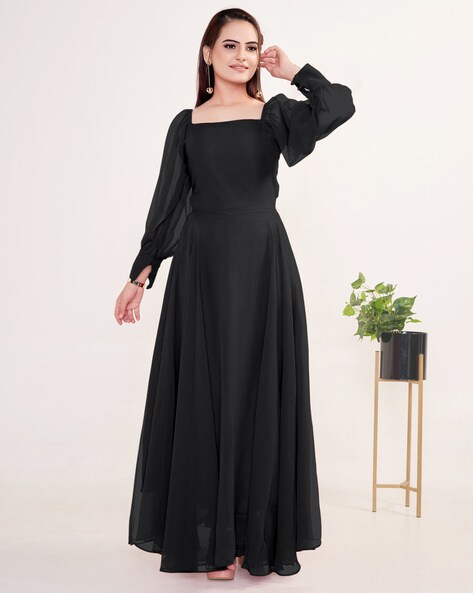 Full sale black gown