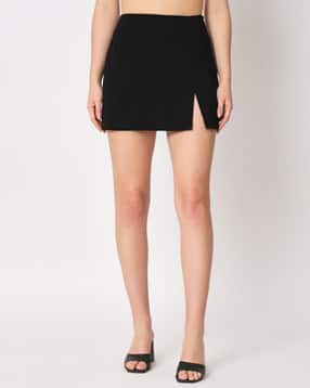 zastraa Mini Skorts with Side Slit-picture-15