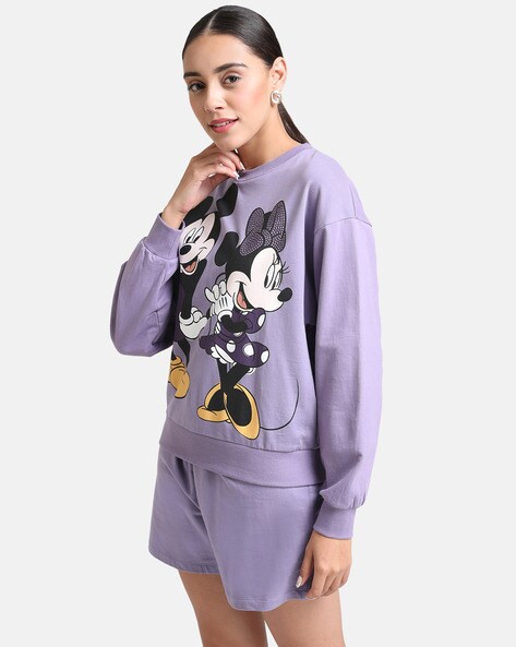 Buy Purple Sweatshirt Hoodies for Women by Kazo Online Ajio