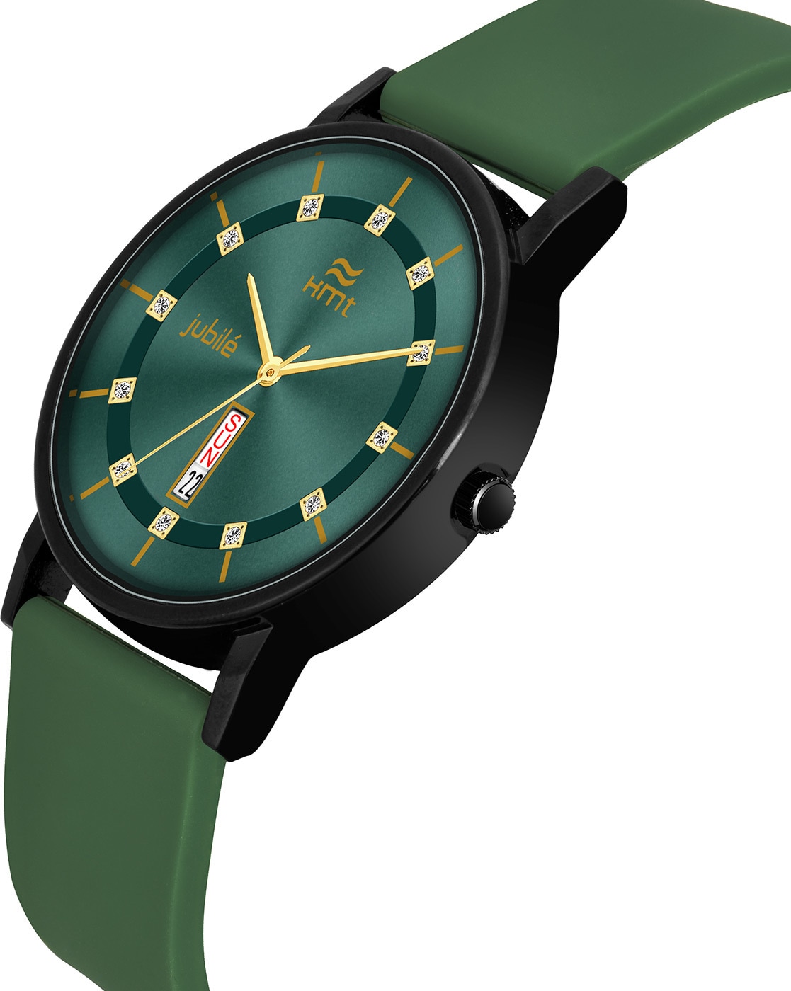 Buy Daniel Klein Green Color Watches For Men DK.1.12868-6 Online