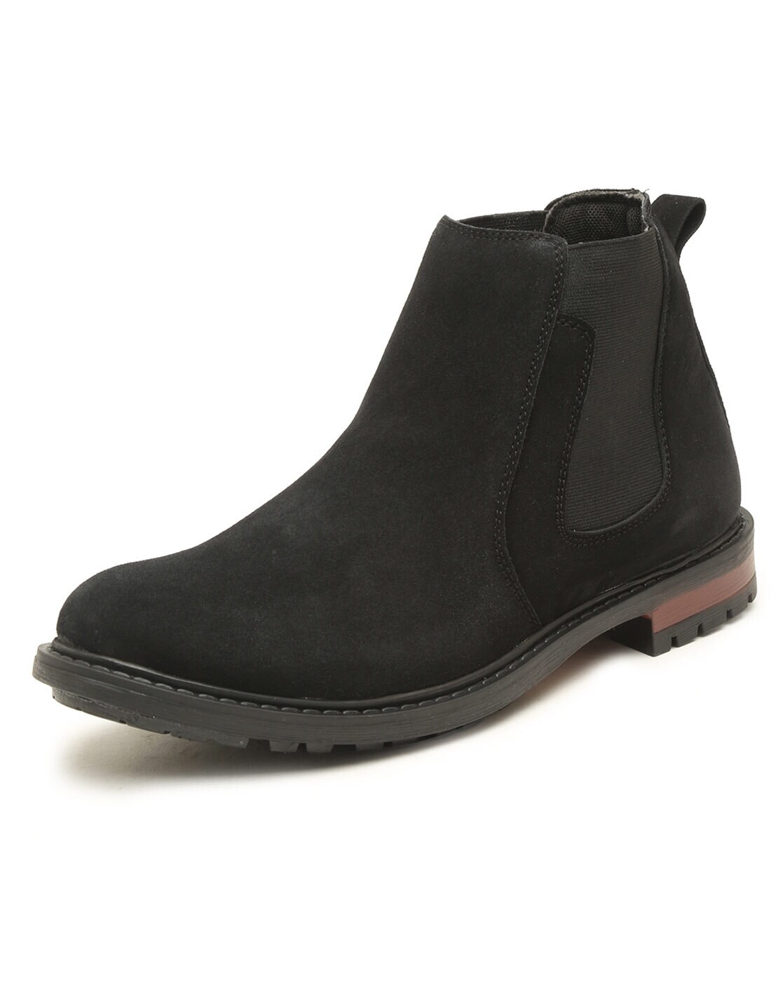 Buy Obsidian black Boots for Men by LOUIS STITCH Online Ajio