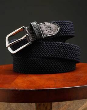 louis stitch Braided Wide Belt with Buckle Closure-picture-36