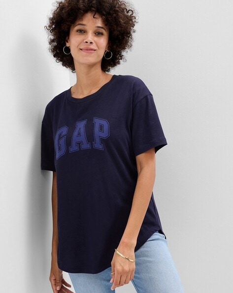 Gap Logo Print Crew-Neck T-Shirt