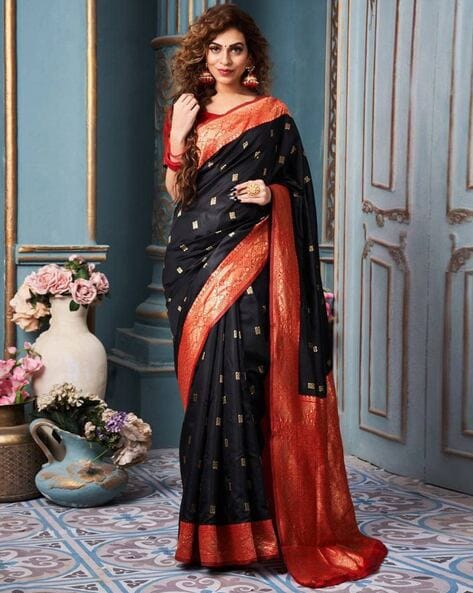 Buy Blue Sarees for Women by SARANEE Online | Ajio.com