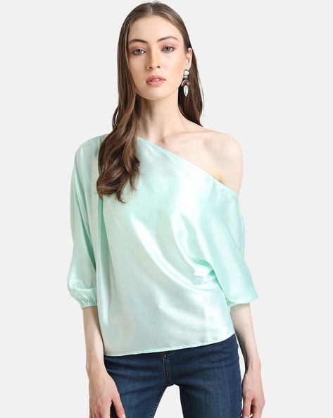 One open store shoulder top