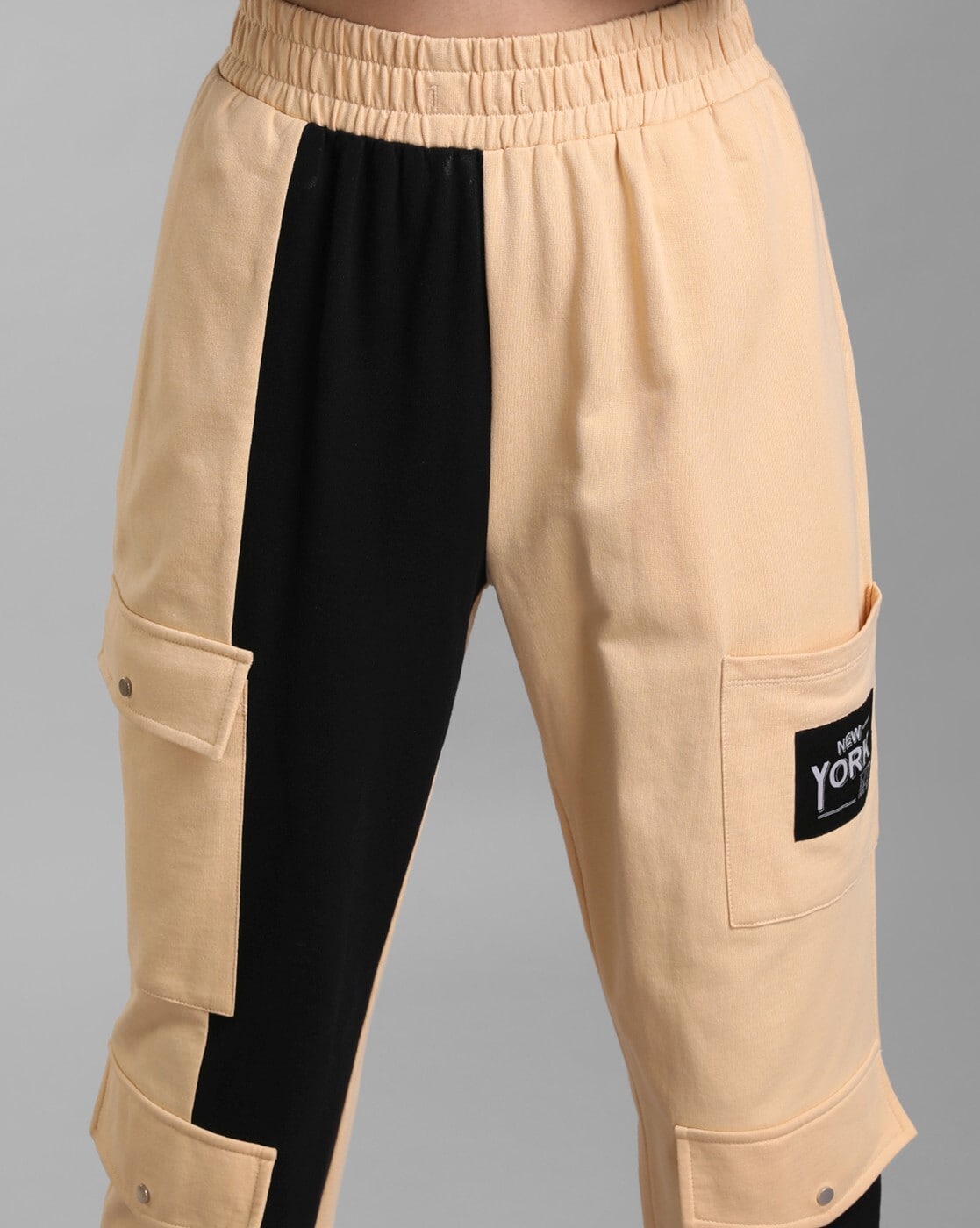 Women LIN FT Brand Print Joggers with Insert Pockets