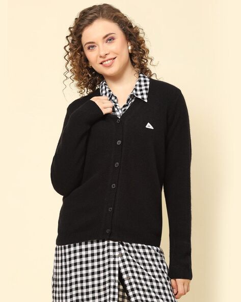 Price History of MONTE CARLO V Neck Cardigan with Button Closure from Ajio 2191 2533379