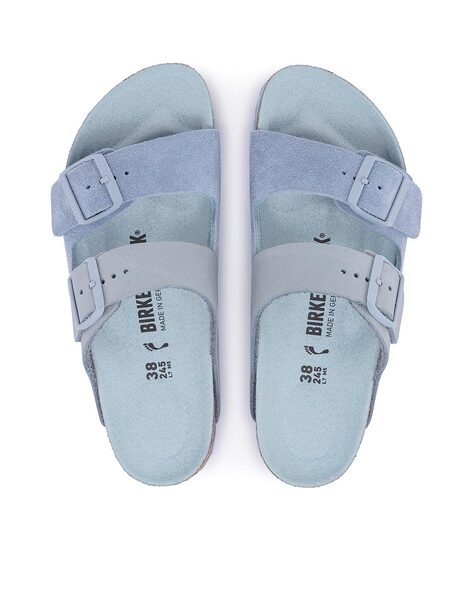 Buy Blue Flat Sandals for Women by Birkenstock Online | Ajio.com