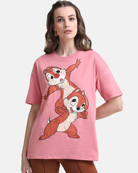 Kazo Rabbit Print Crew-Neck T-Shirt